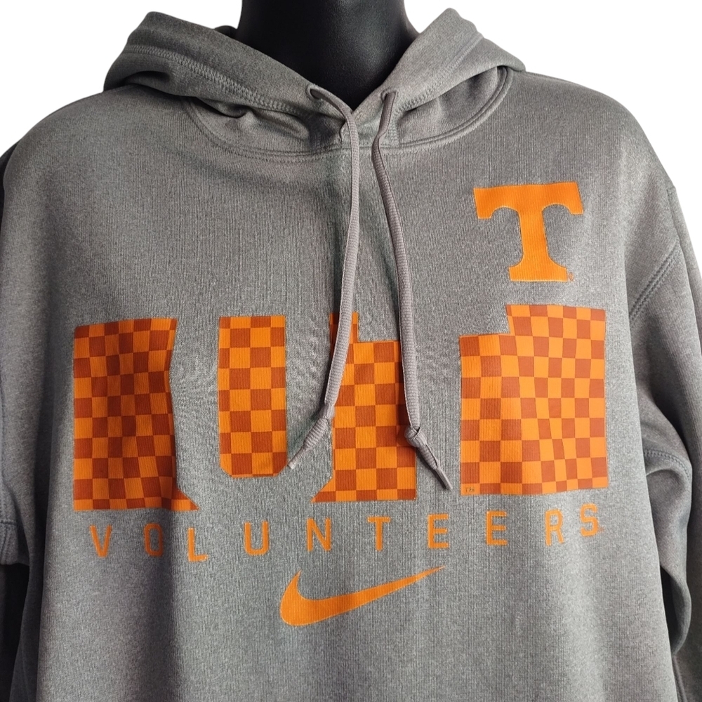 Nike Men’s Size Medium Gray Hoodie Sportswear Tennessee Logo Sweatshirt Hoodie - Picture 4 of 8